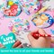 Mini Bubble Maker Wands for Kids Toy with Valentines Day Gift Cards